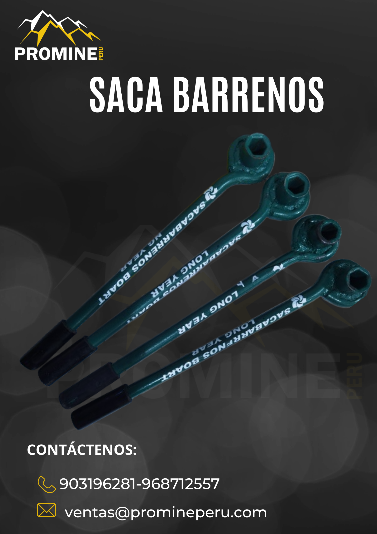 SACA BARRENOS ALTA CALIDAD PROMINE AQP 2023